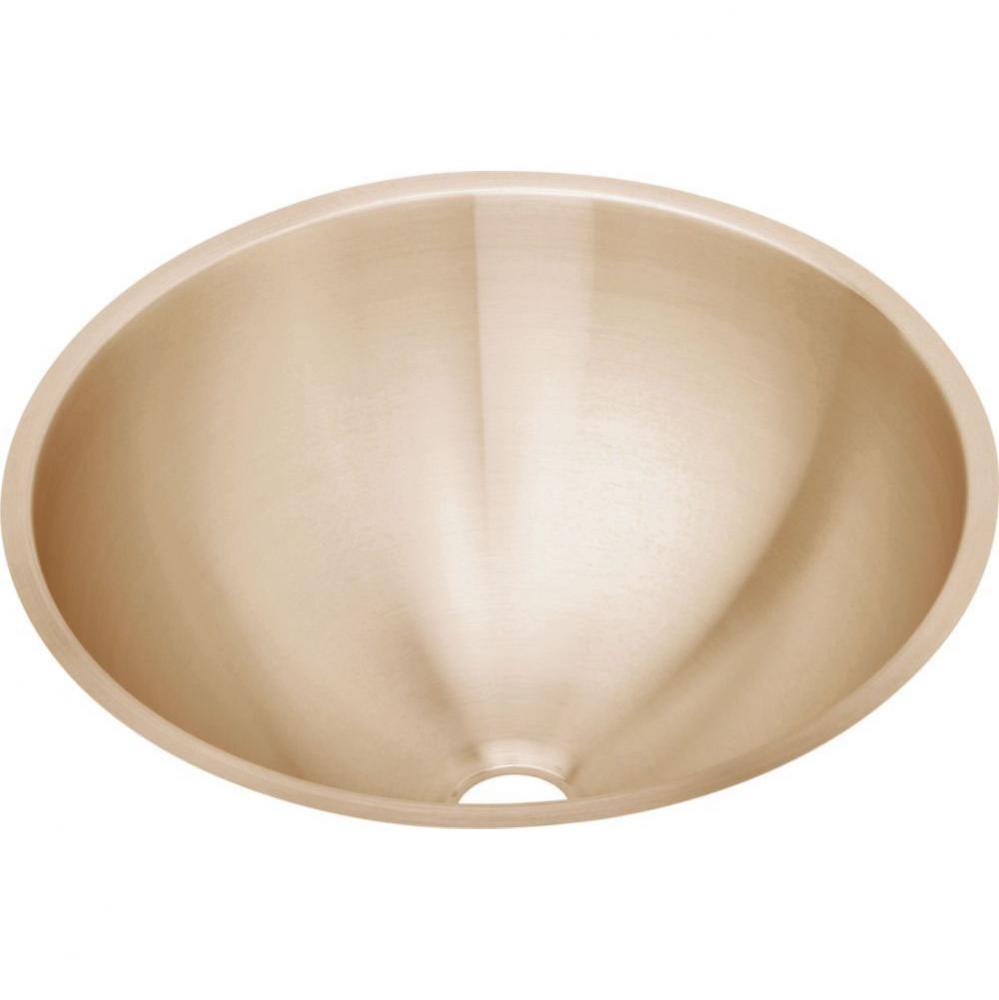 CuVerro Antimicrobial Copper 18-3/8'' x 18-3/8'' x 8'', Single Bowl