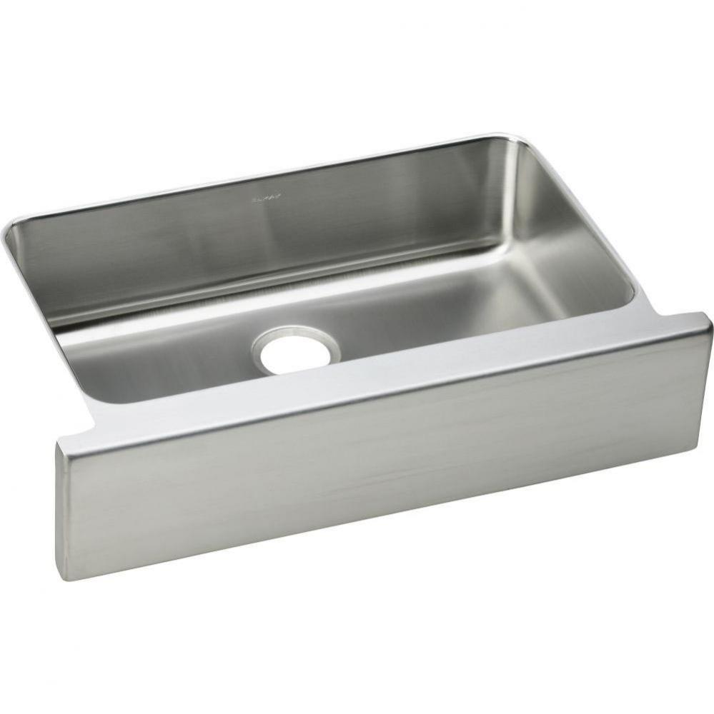 Lustertone Classic Stainless Steel 33'' x 20-1/2'' x 8'', Single Bow