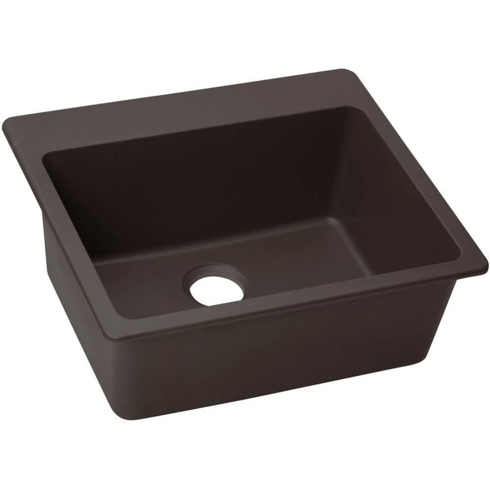 Elkay Quartz Luxe 25'' x 22'' x 9-1/2'', Single Bowl Drop-in Sink, C