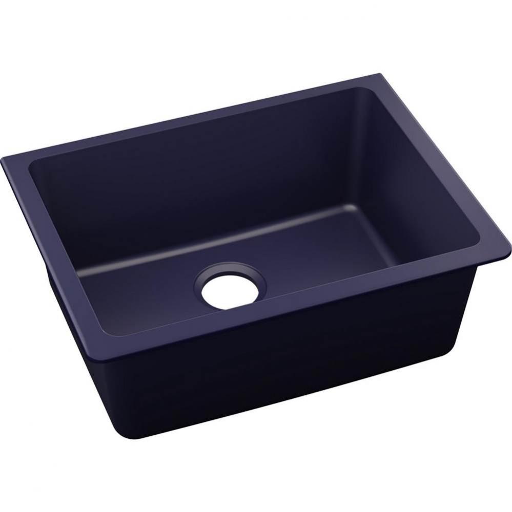 Elkay Quartz Luxe 24-5/8'' x 18-1/2'' x 9-1/2'', Single Bowl Undermo