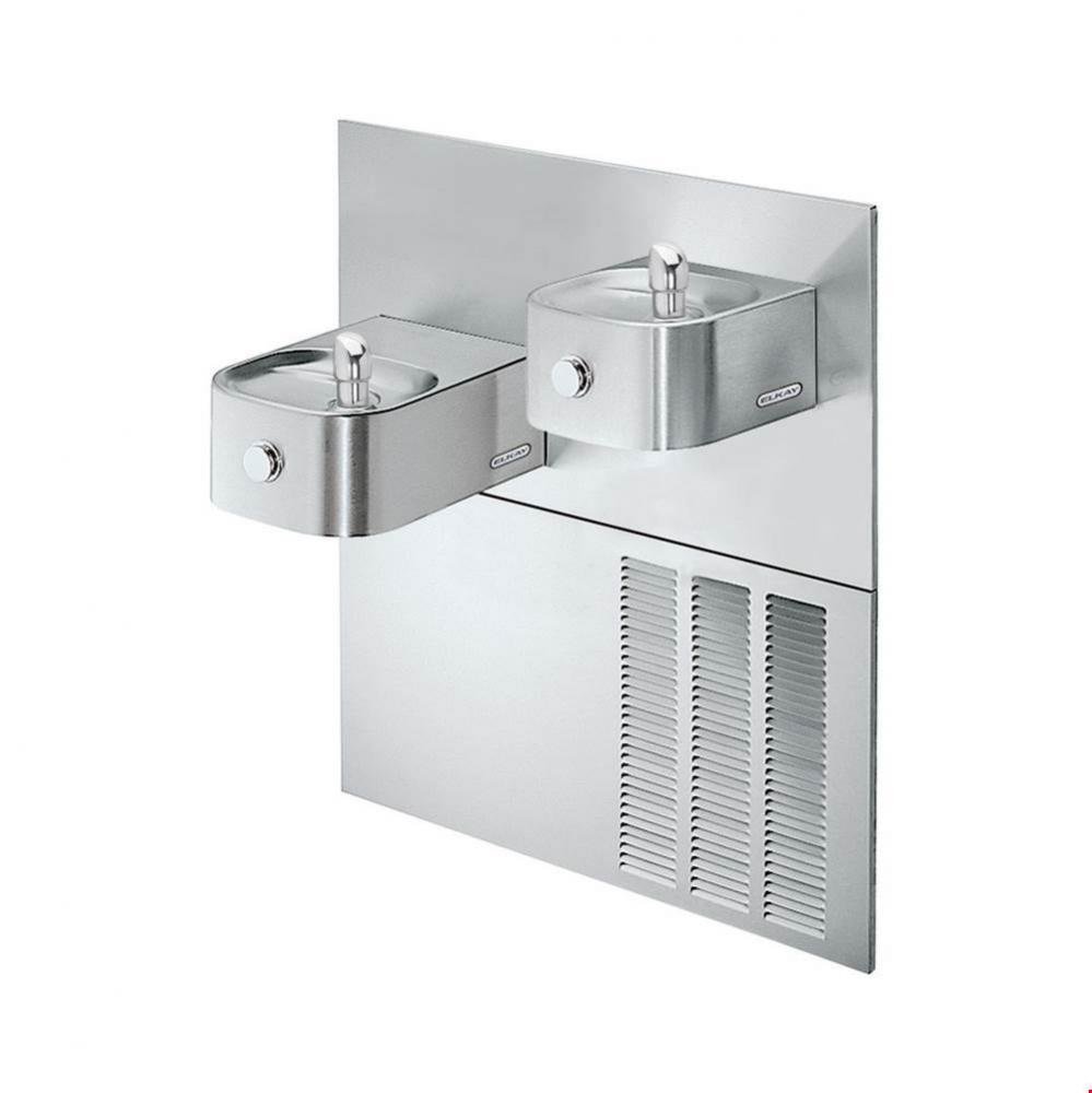 Soft Sides Fountain Bi-Level Reverse ADA Non-Filtered Refrigerated, Stainless