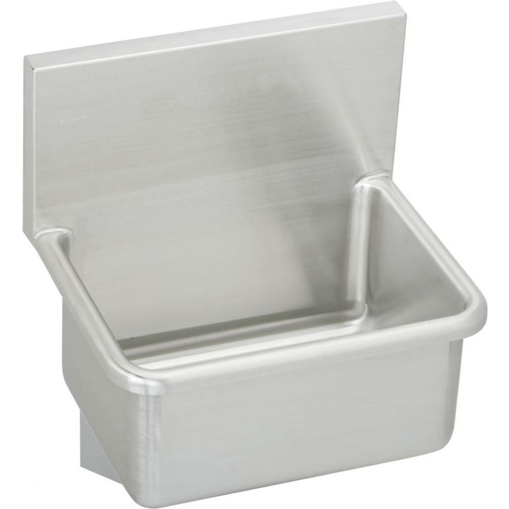 Stainless Steel 21'' x 17-1/2'' x 12, Wall Hung Service Sink