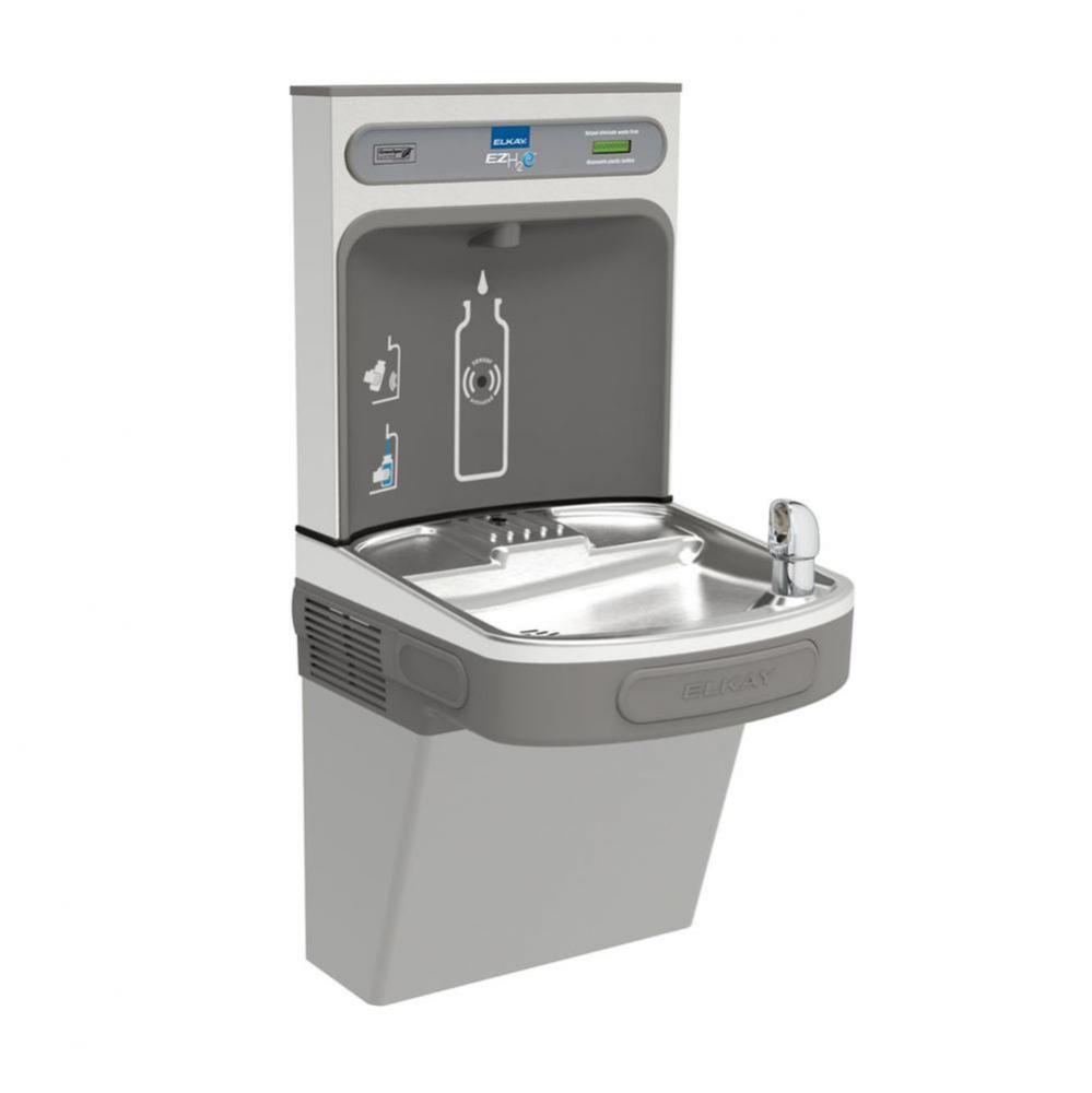 ezH2O Bottle Filling Station with Single ADA Vandal-Resistant Cooler, Non-Filtered Refrigerated Li