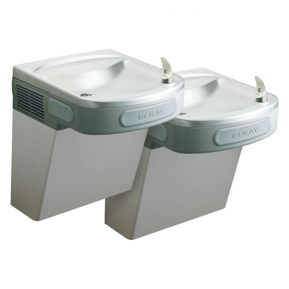 Versatile Cooler Wall Mount Bi-Level ADA Non-Filtered Refrigerated, Light Gray Granite