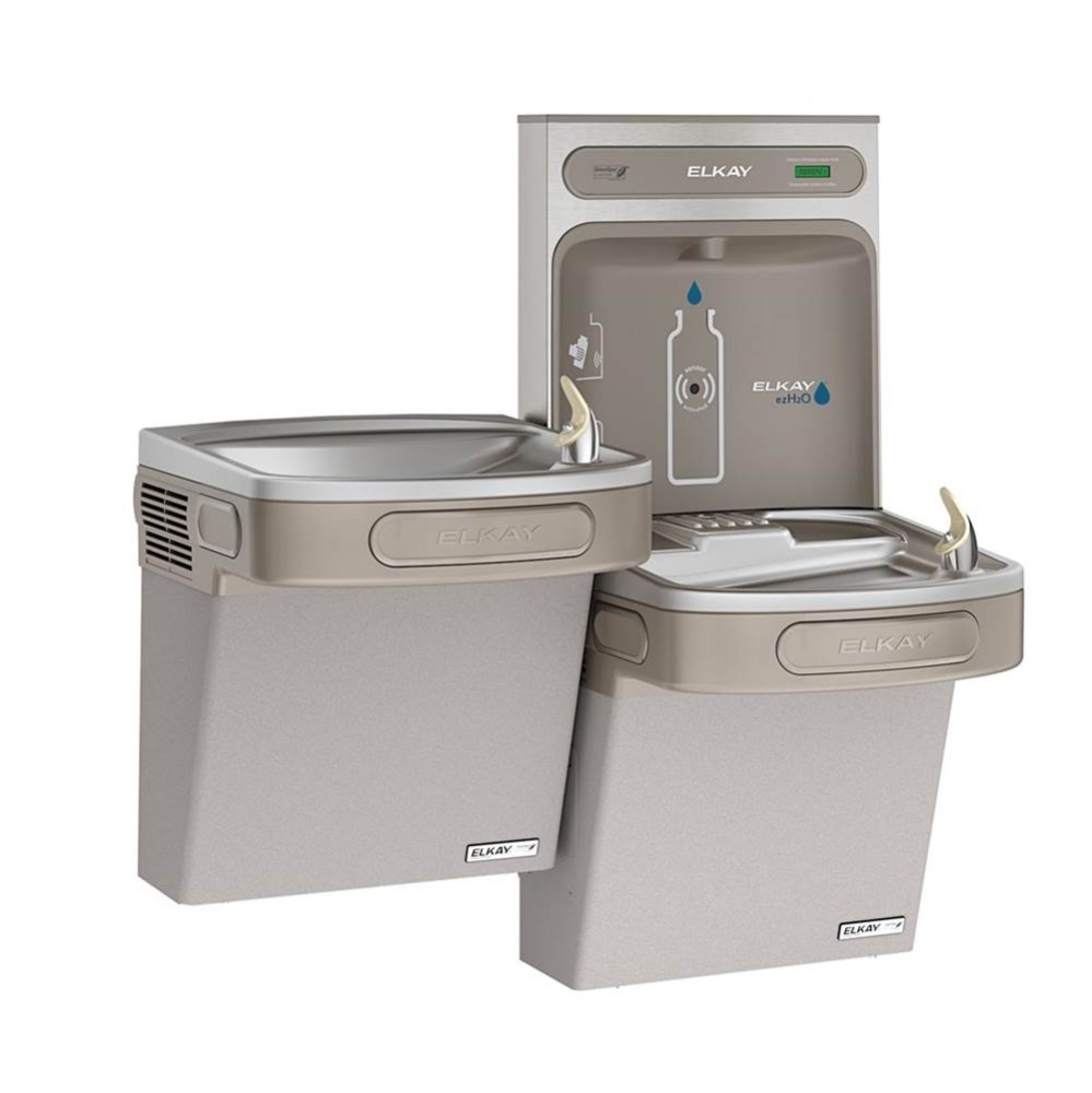 ezH2O Bottle Filling Station & Versatile Bi-Level ADA Cooler High Efficiecny Non-Filtered Refr