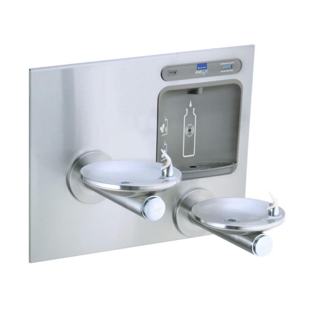 ezH2O Bottle Filling Station with Bi-Level Integral SwirlFlo Fountain, Non-Filtered Non-Refrigerat