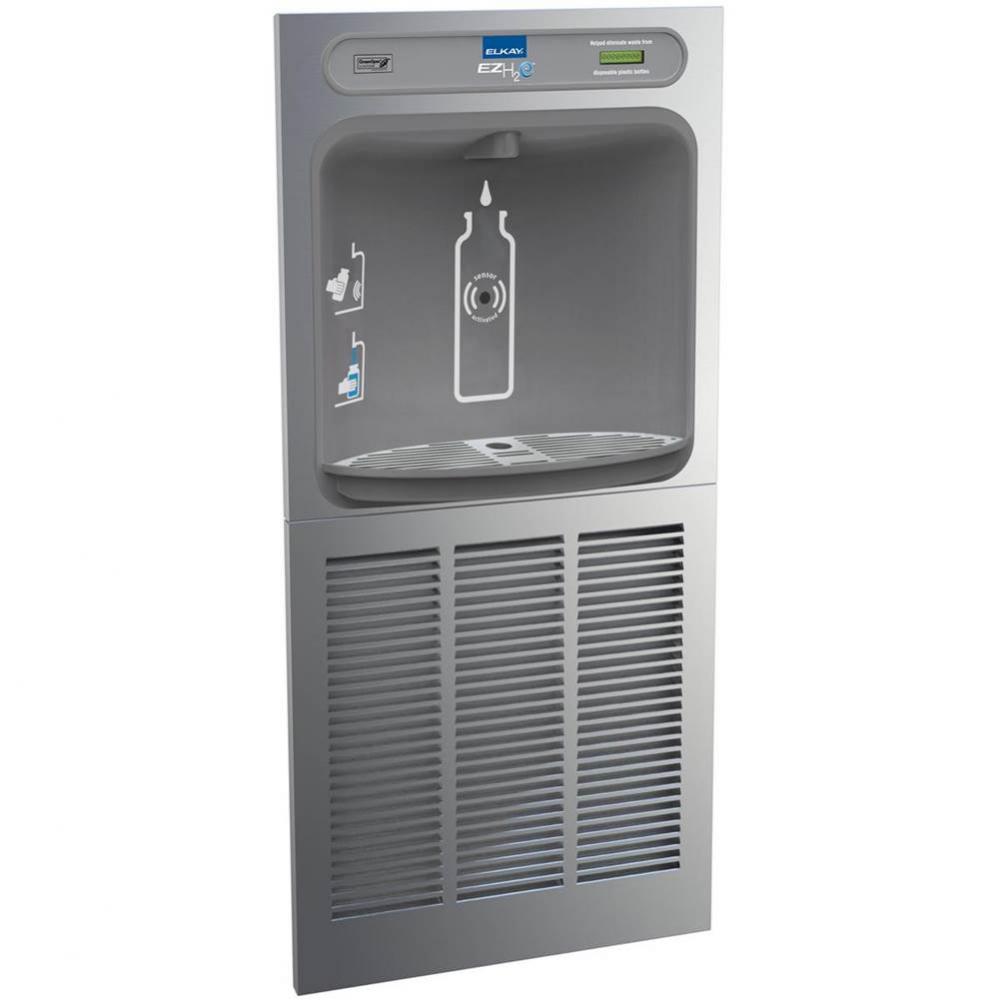 ezH2O In-Wall Bottle Filling Station, Non-Filtered Refrigerated Stainless