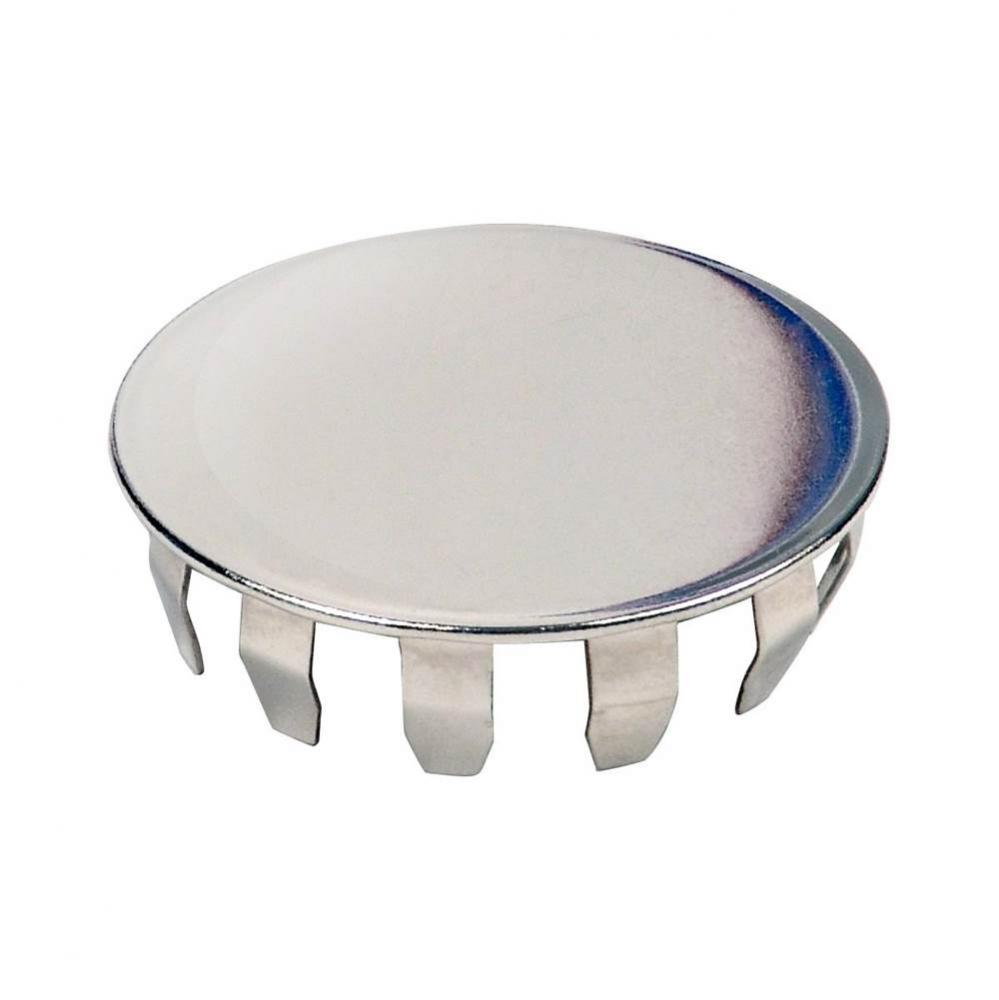 Stainless Steel 1-5/8'' Snap-in Faucet Hole Cover Brushed Finish