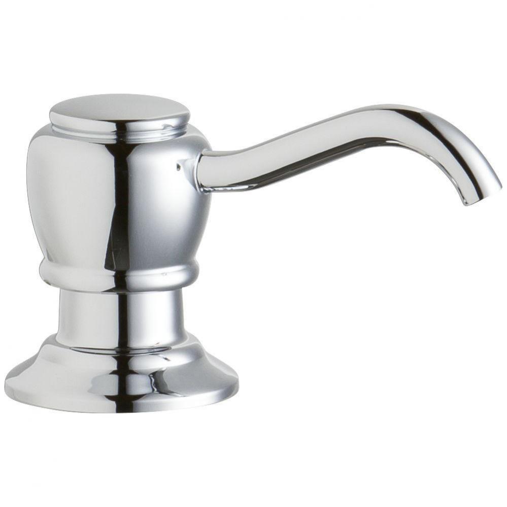 2'' x 4-1/2'' x 1-3/4'' Soap / Lotion Dispenser, Chrome (CR)