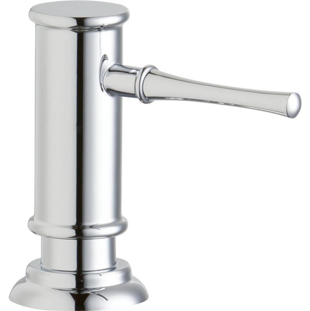 2-1/8'' x 5-1/16'' x 3-1/2'' Soap / Lotion Dispenser, Chrome (CR)