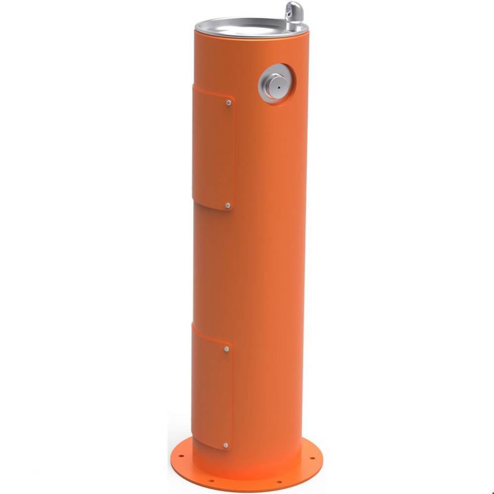 Outdoor Fountain Pedestal Non-Filtered, Non-Refrigerated Orange