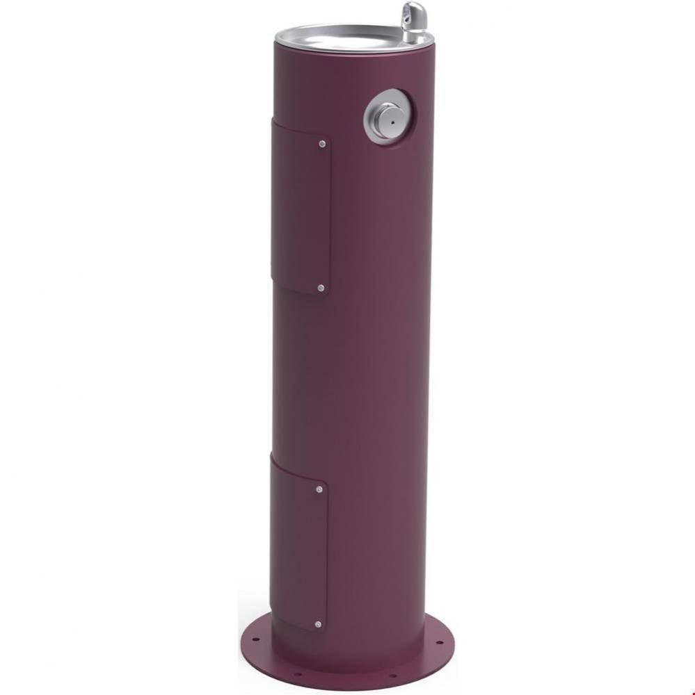 Outdoor Fountain Pedestal Non-Filtered, Non-Refrigerated Purple