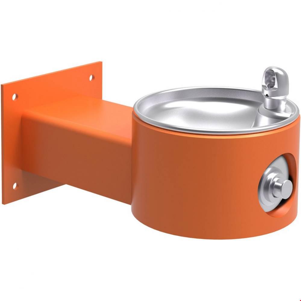 Outdoor Fountain Wall Mount Non-Filtered, Non-Refrigerated Freeze Resistant Orange