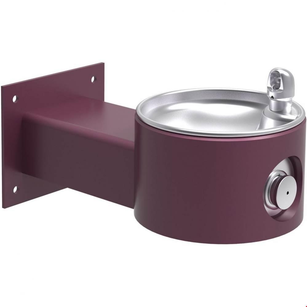 Outdoor Fountain Wall Mount, Non-Filtered Non-Refrigerated, Purple