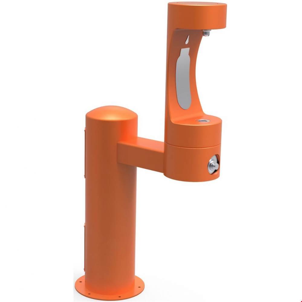 Halsey Taylor Endura II Outdoor HydroBoost Bottle Filling Station, Pedestal Non-Filtered Non-Refri