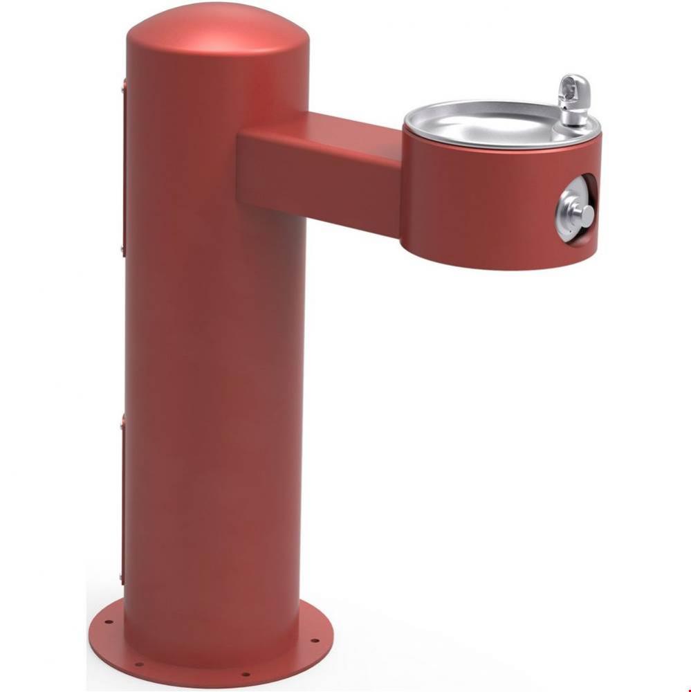 Outdoor Fountain Pedestal Non-Filtered, Non-Refrigerated Freeze Resistant Red