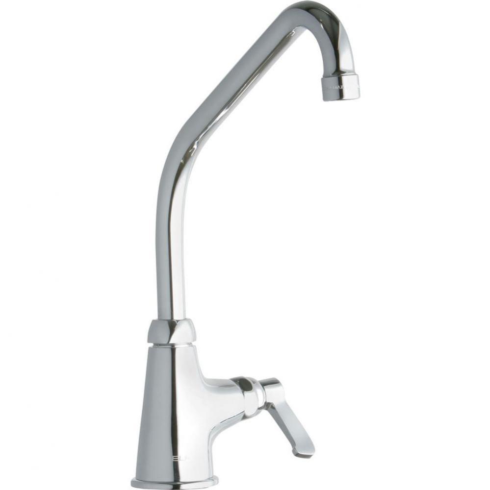 Single Hole with Single Control Faucet with 8'' High Arc Spout 2'' Lever Handl