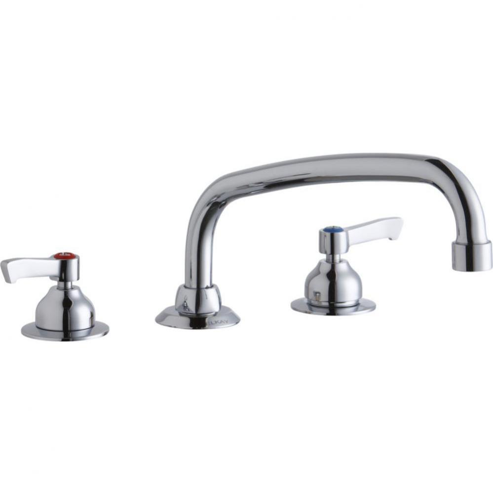 8'' Centerset with Concealed Deck Faucet with 10'' Arc Tube Spout 2'&apos