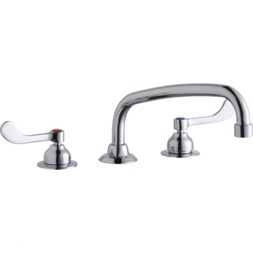 8'' Centerset with Concealed Deck Faucet with 10'' Arc Tube Spout 4'&apos