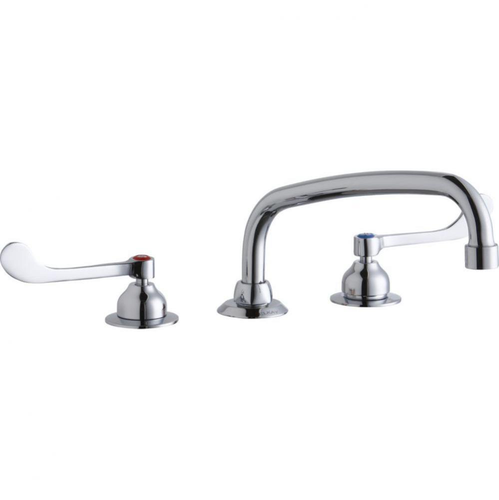 8'' Centerset with Concealed Deck Faucet with 10'' Arc Tube Spout 6'&apos