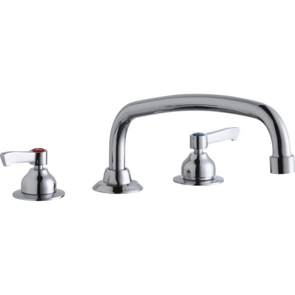 8'' Centerset with Concealed Deck Faucet with 14'' Arc Tube Spout 2'&apos