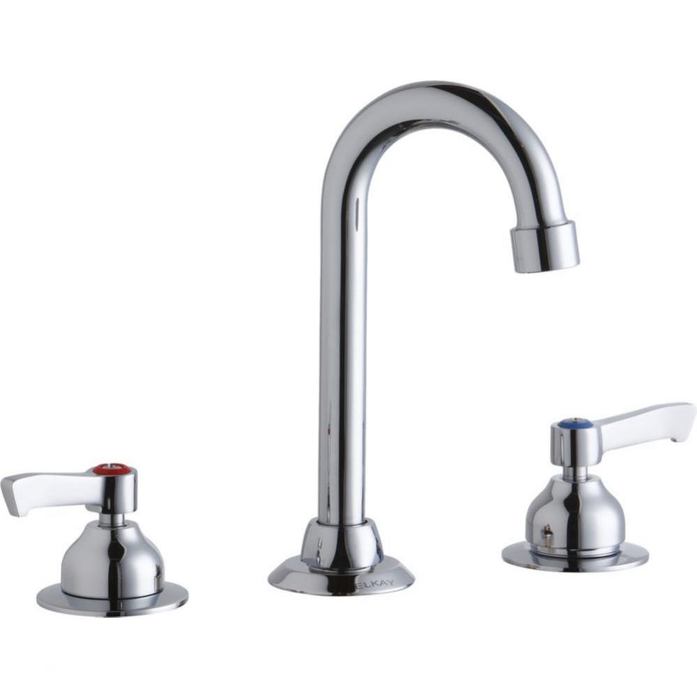 8'' Centerset with Concealed Deck Faucet with 4'' Gooseneck Spout 2'&apos