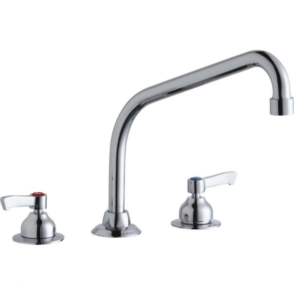 8'' Centerset with Concealed Deck Faucet with 10'' High Arc Spout 2'&apos