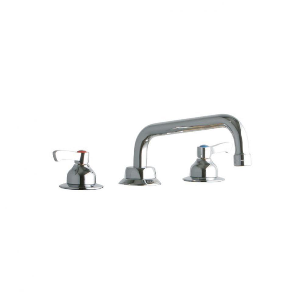 8'' Centerset with Concealed Deck Faucet with 8'' Tube Spout 2'' Lev
