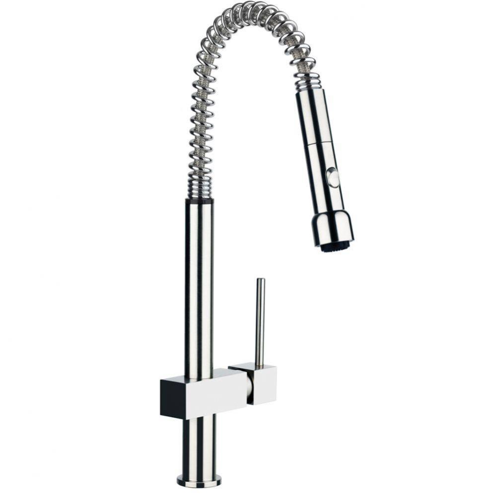 Avado Single Hole Kitchen Faucet with Semi-professional Spout and Forward Only Lever Handle Chrome
