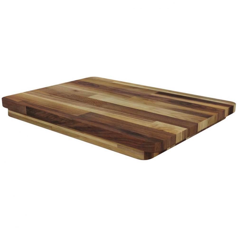Hardwood 12-1/2'' x 17-3/8'' x 1-1/2'' Cutting Board