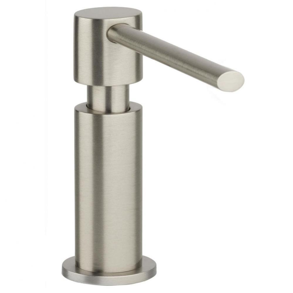 Mystic 2-1/8'' x 5'' x 5-1/2'' Soap / Lotion Dispenser, Brushed Nick