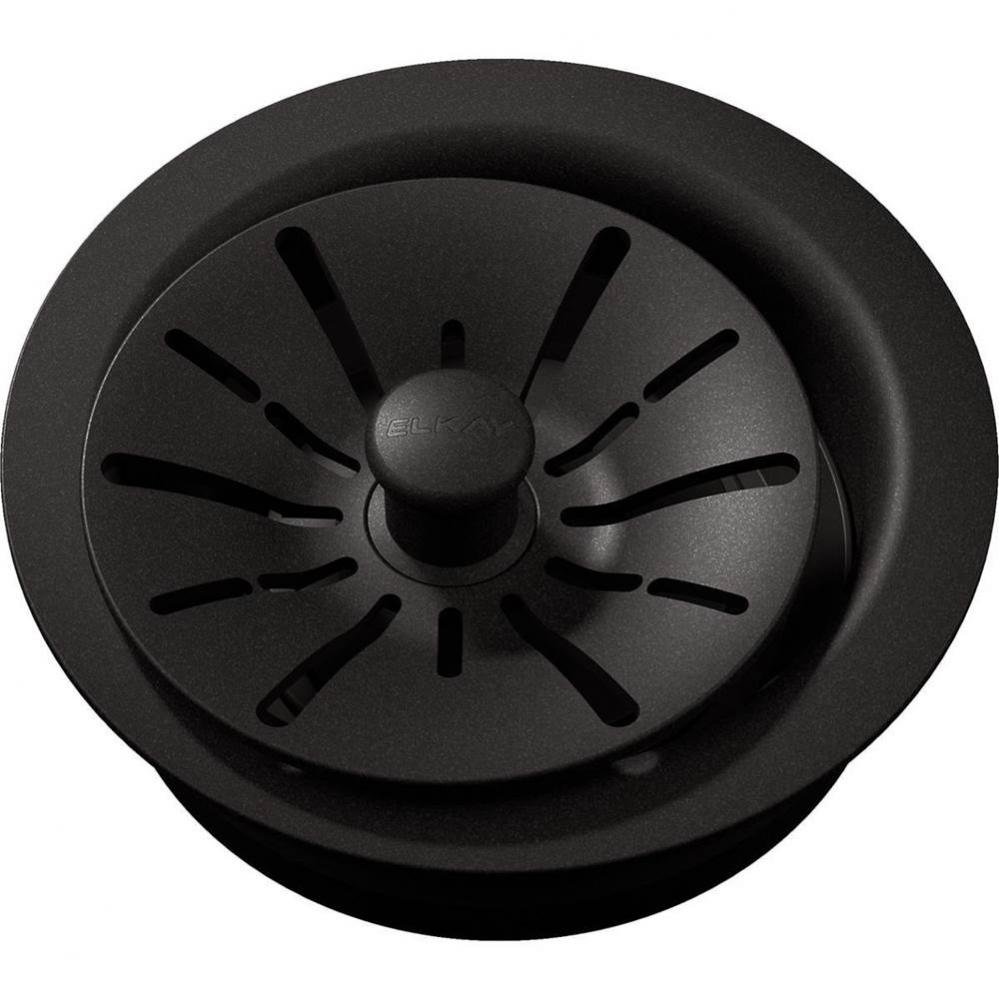 Quartz Perfect Drain Disposer Strainer and Flange - Black