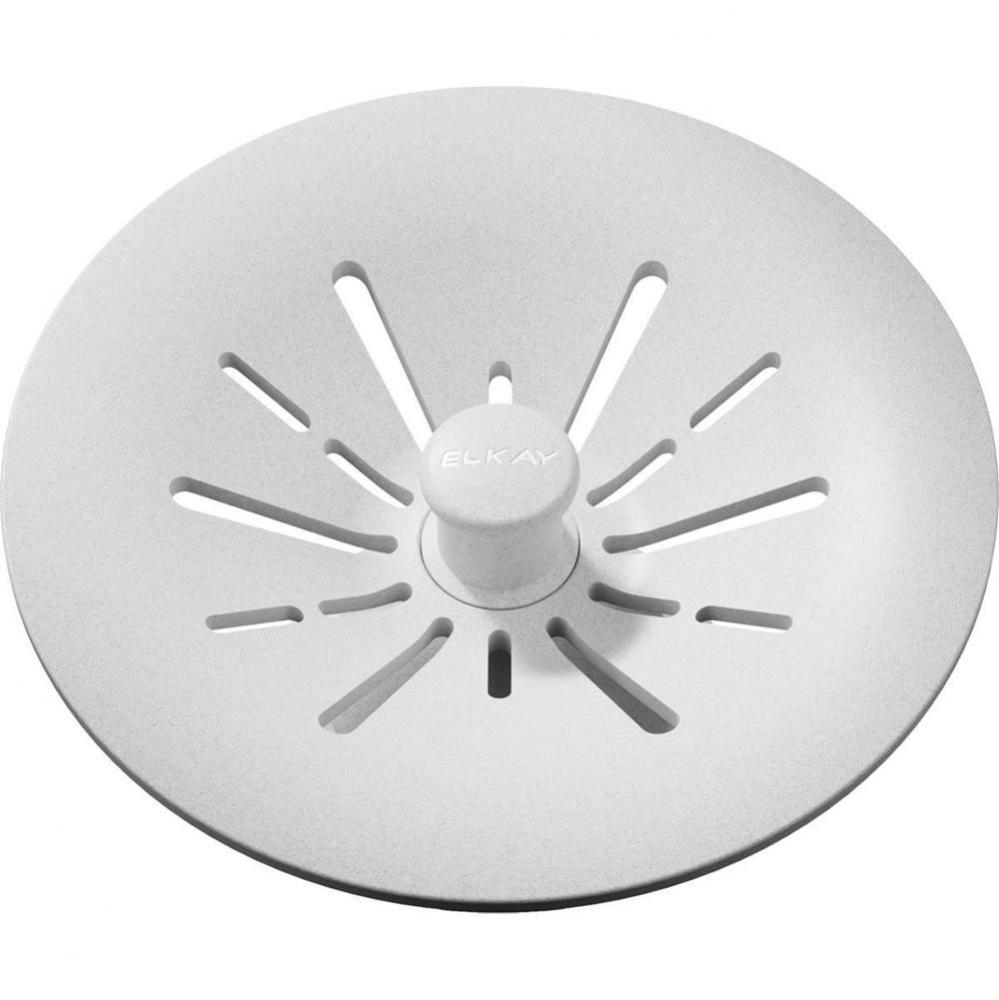 Quartz Perfect Drain Basket Strainer Only - White