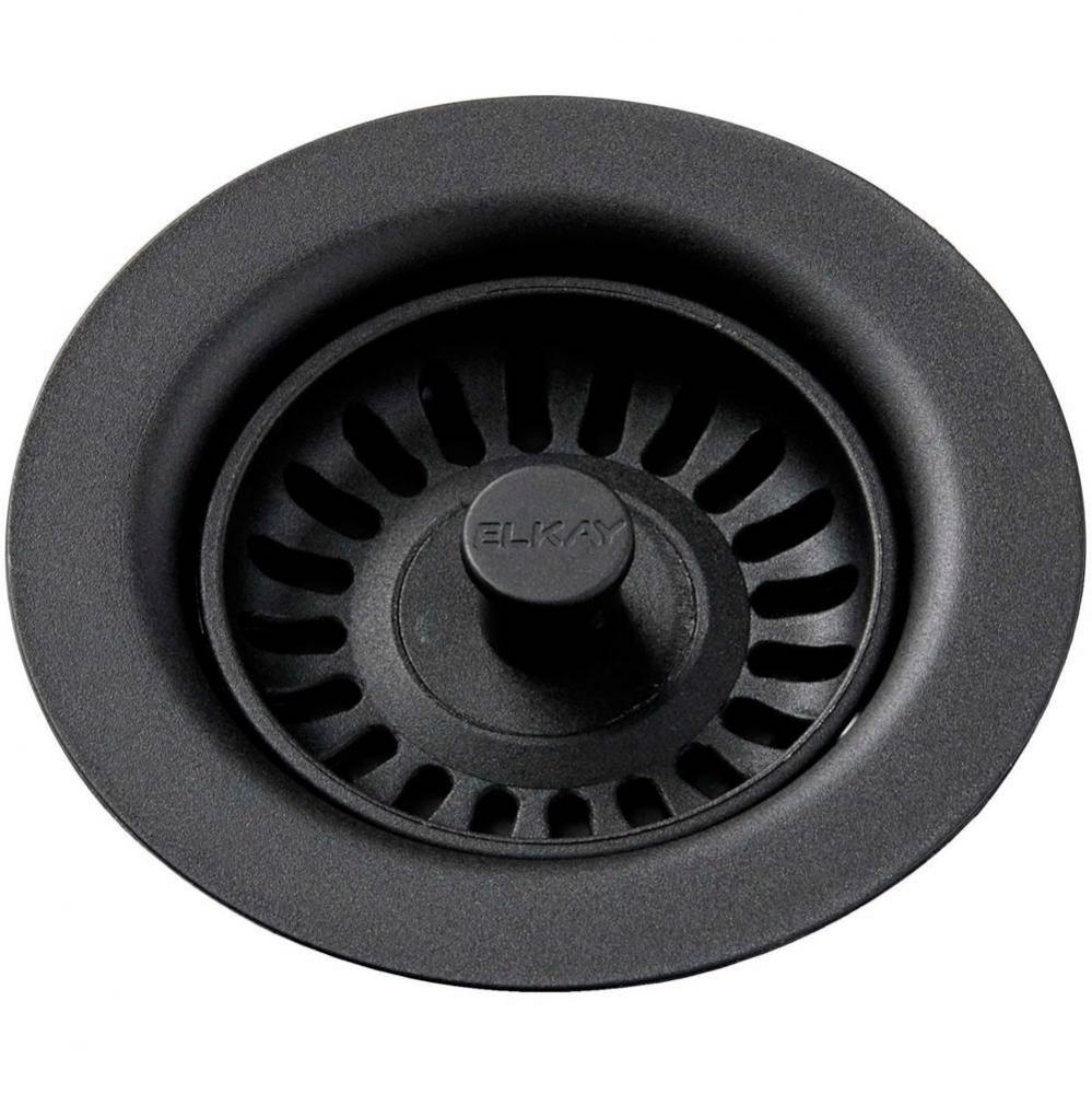 STRAINER DRAIN FITTING - BLACK