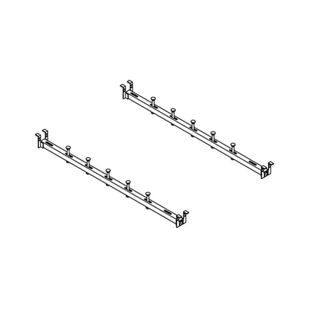 Sink Installation Undermount Support Kit 25'' Long Rails