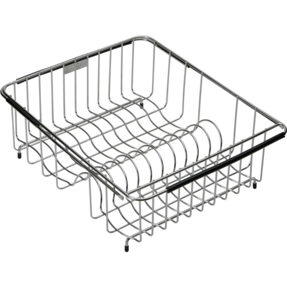 Stainless Steel 15-3/8'' x 12-3/8'' x 5-7/16'' Rinsing Basket