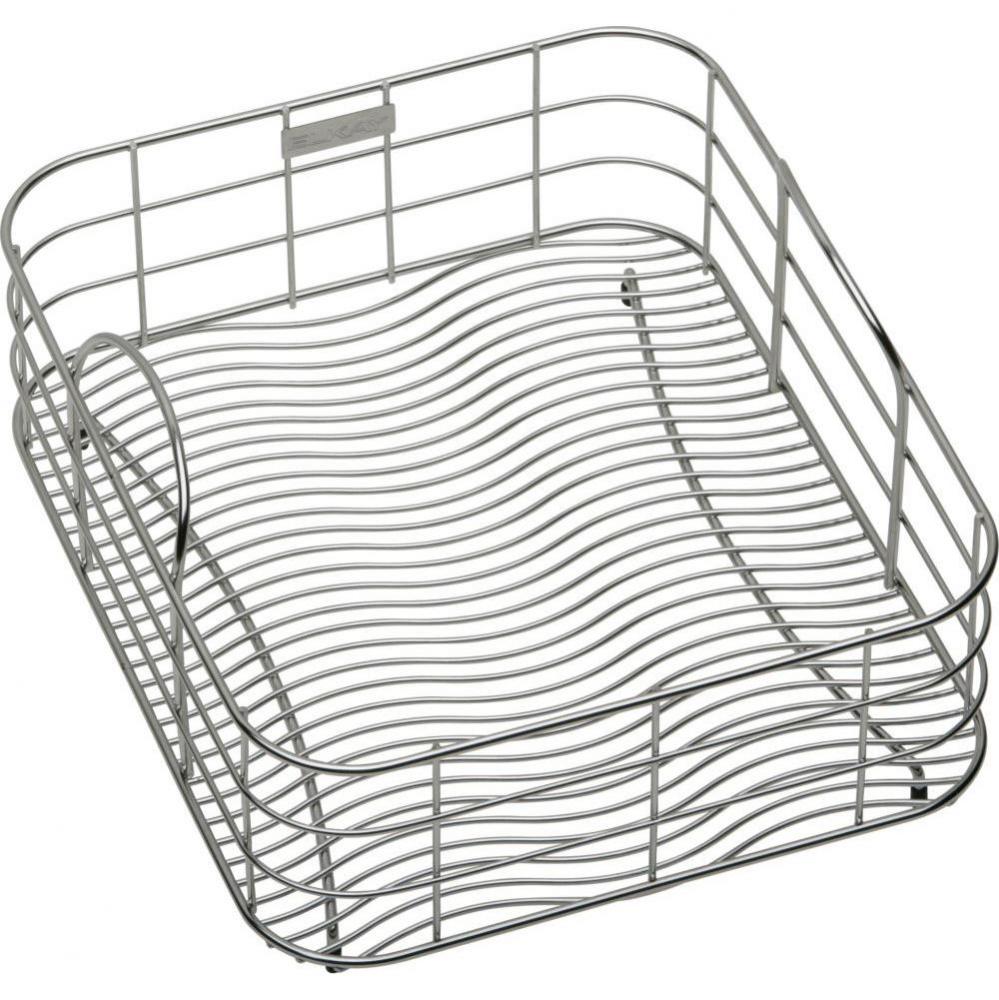 Stainless Steel 12-1/2'' x 15'' x 7'' Rinsing Basket