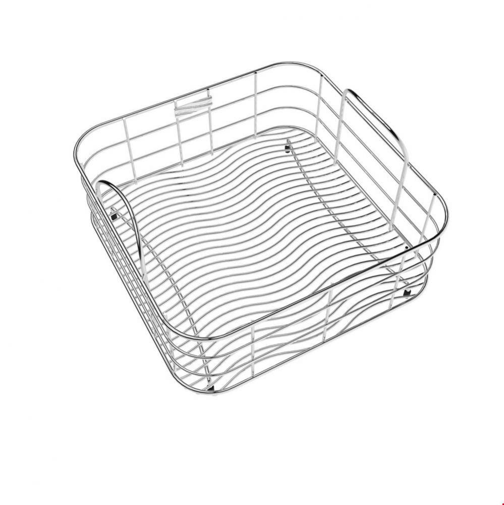 Stainless Steel 13'' x 13'' x 7'' Rinsing Basket