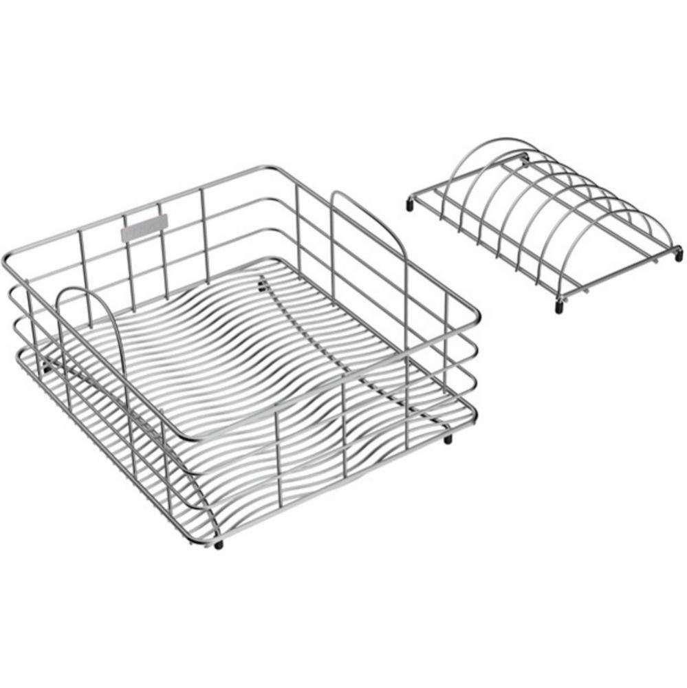 Stainless Steel 11-7/8'' x 13-13/16'' x 6-15/16'' Rinsing Basket