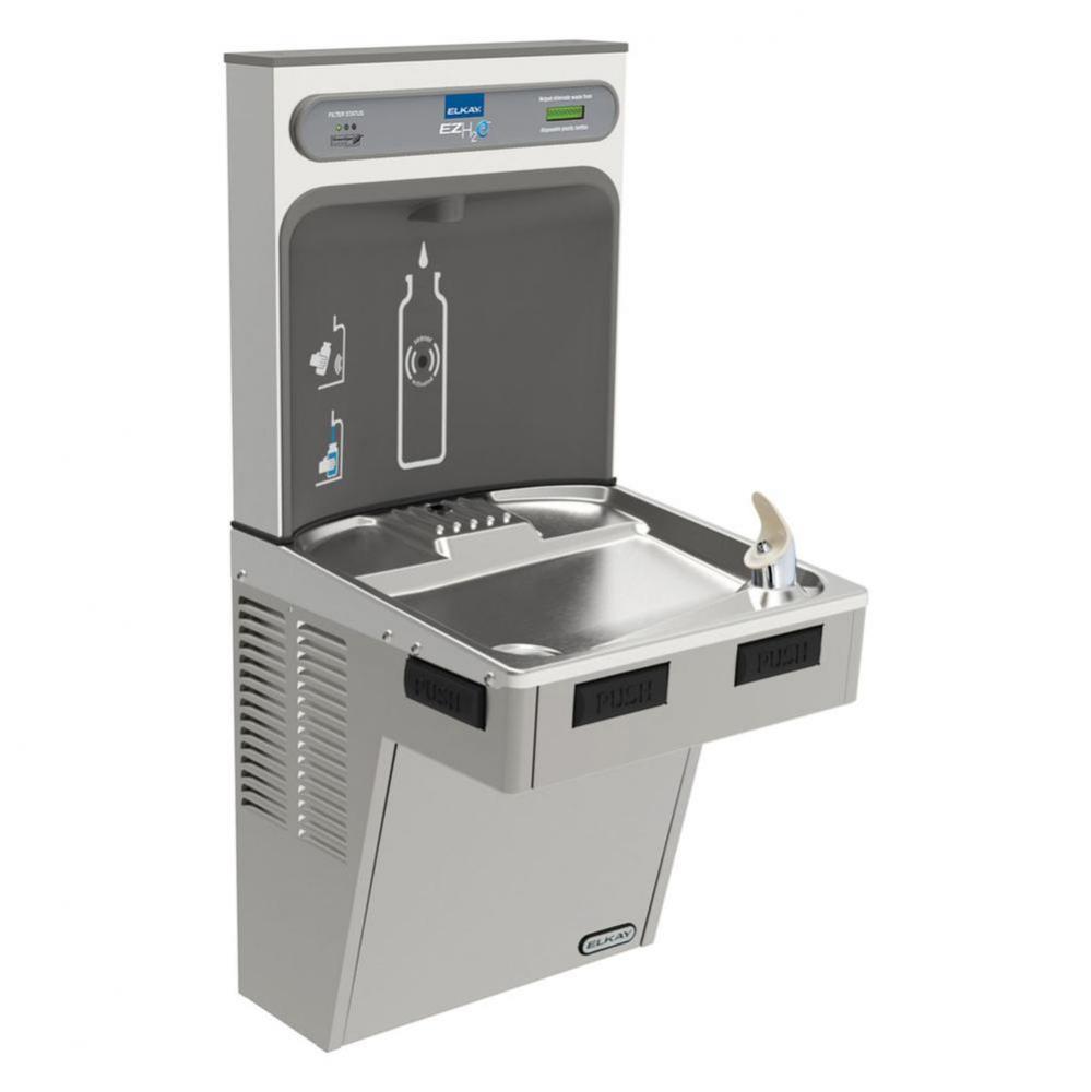 ezH2O Bottle Filling Station with Mechanically Activated, Single ADA Cooler Filtered Refrigerated
