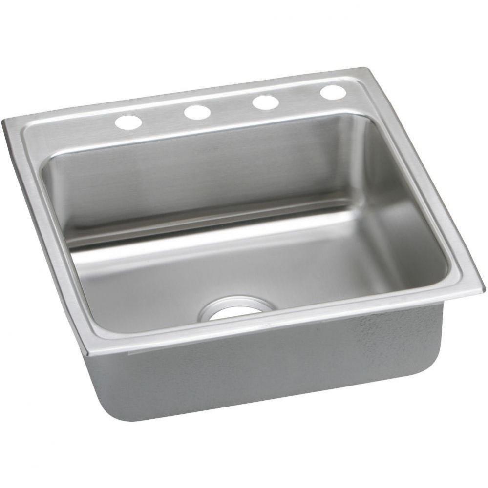 Lustertone Classic Stainless Steel 22'' x 22'' x 7-5/8'', 2-Hole Sin