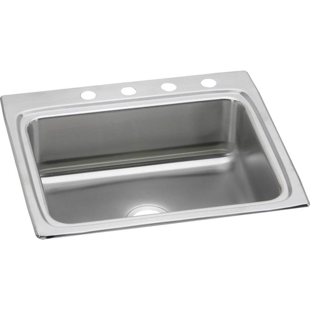 Lustertone Classic Stainless Steel 25'' x 22'' x 8-1/8'', 3-Hole Sin