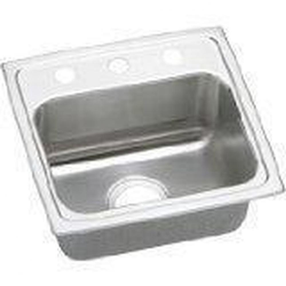 18 Gauge 17'' X 16'' X 6.5'' Single Bowl Kitchen Sink