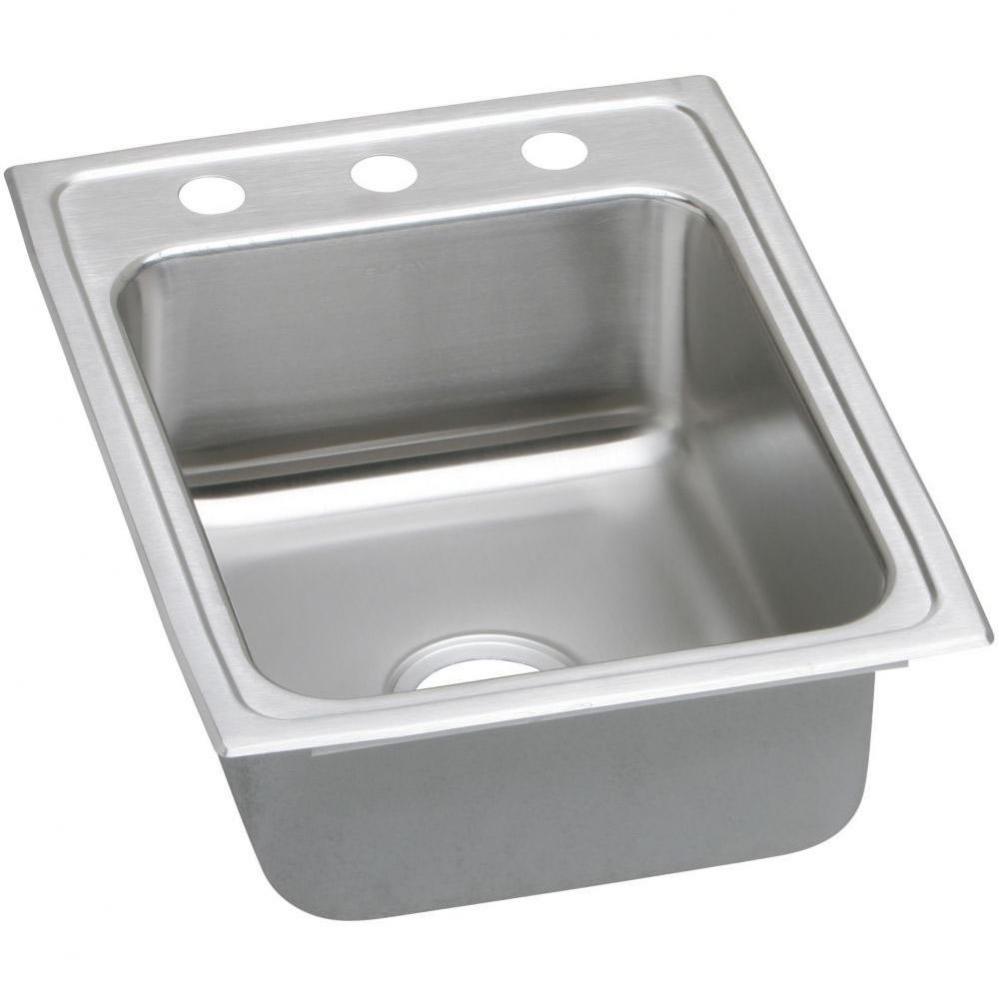 Lustertone Classic Stainless Steel 17'' x 22'' x 6'', Single Bowl Dr