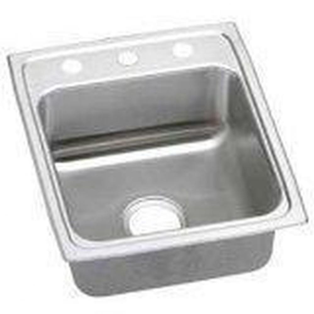 18 Gauge 17'' X 22'' X 5.5'' Single Bowl Kitchen Sink