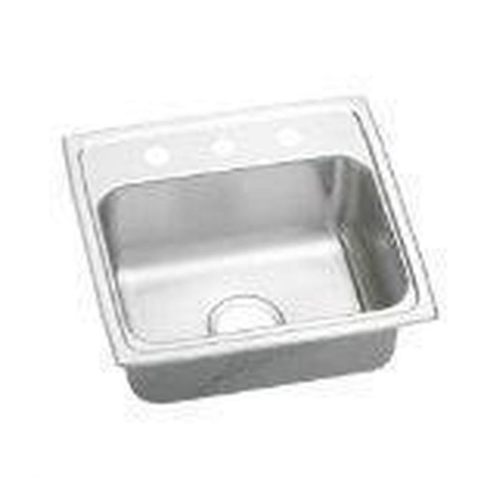 18 Gauge 19'' X 18'' X 5.5'' Single Bowl Kitchen Sink