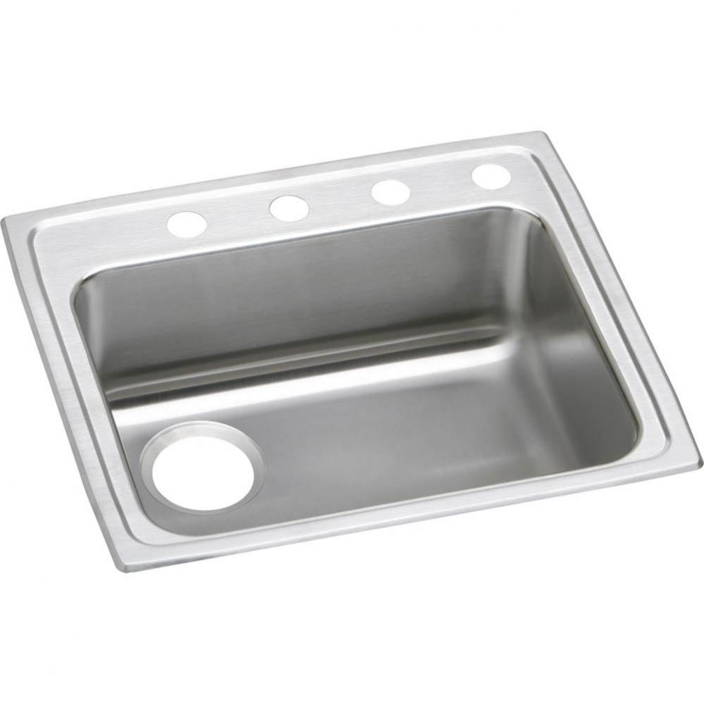 Lustertone Classic Stainless Steel 25'' x 21-1/4'' x 6'', Single Bow