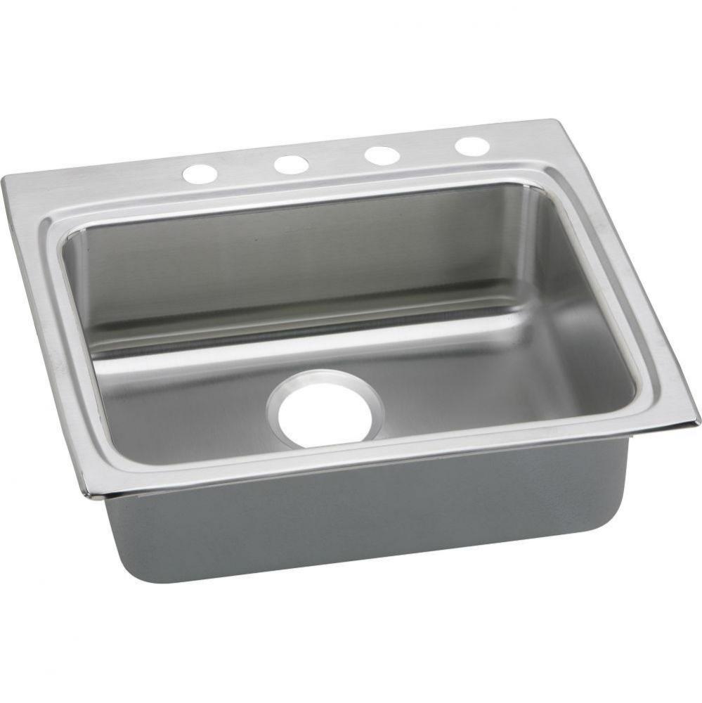 Lustertone Classic Stainless Steel 25'' x 22'' x 5-1/2'', Single Bow