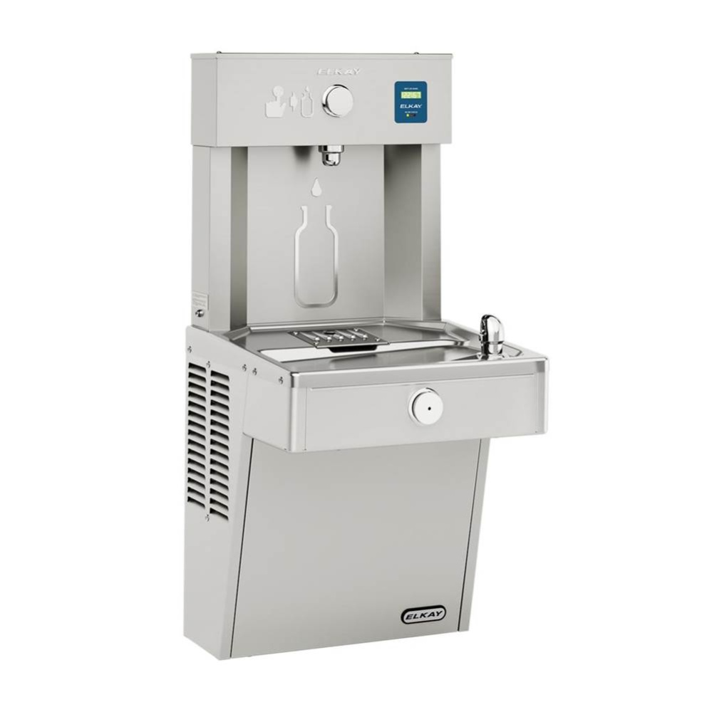ezH2O Vandal-Resistant Bottle Filling Station & Single Cooler Filtered Refrigerated Stainless