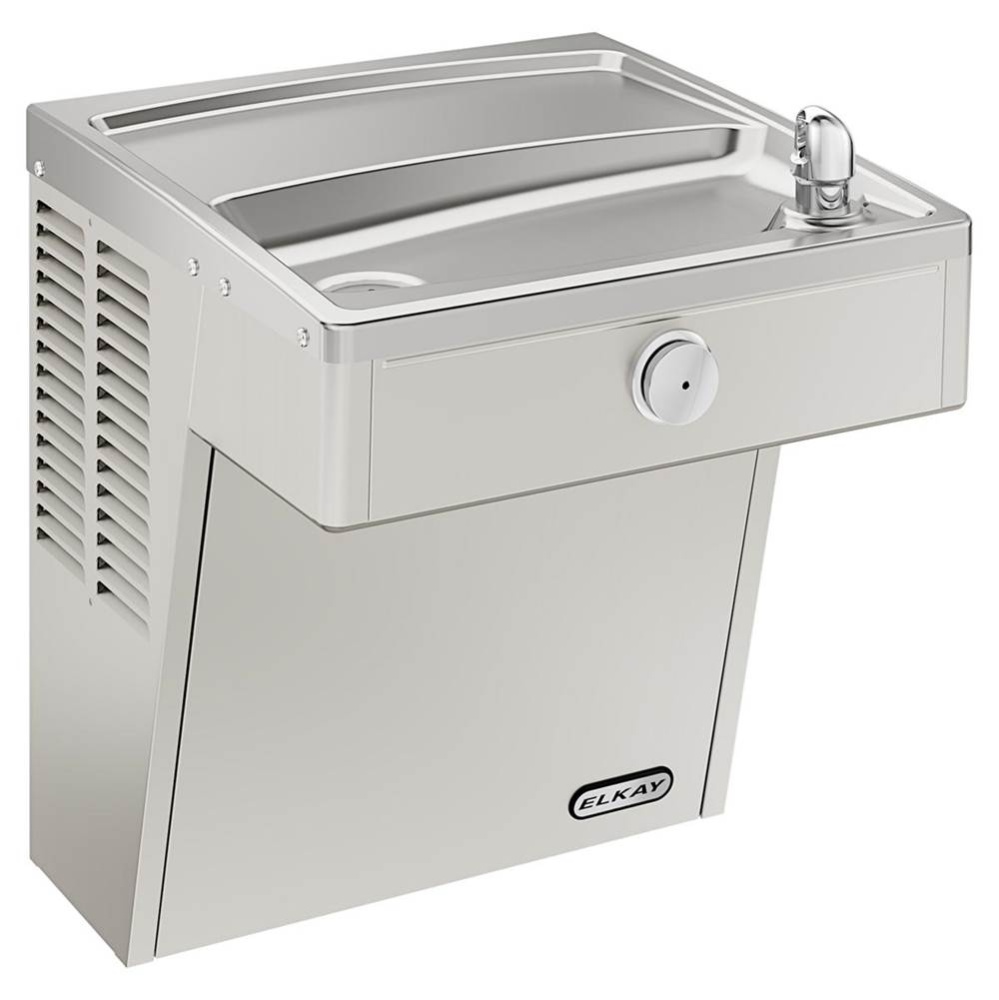 Wall Mount Vandal Resistant ADA Cooler with Louver Screens Filtered Refrigerated Stainless